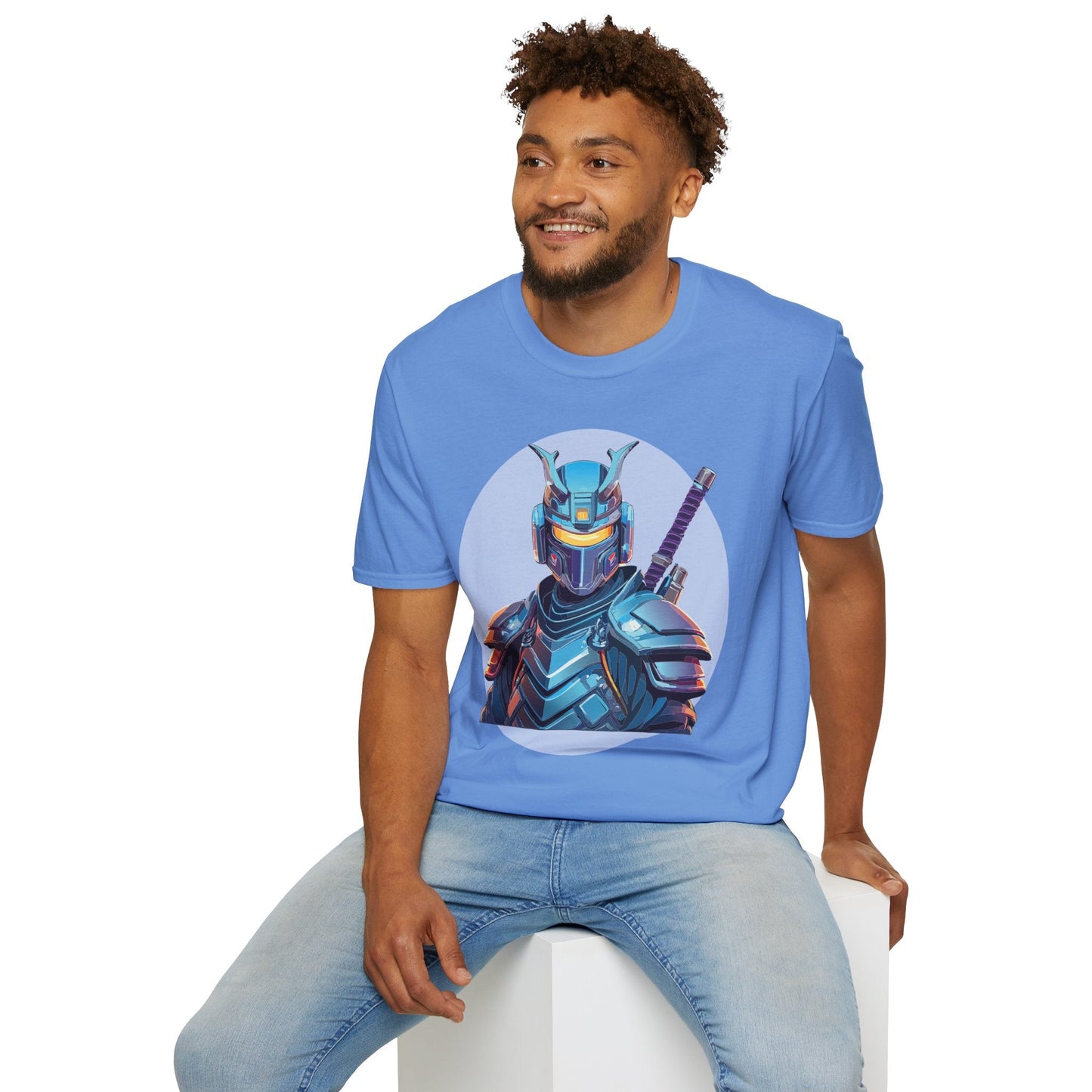 Samurai Shirt Unisex Softstyle Tee 64000 Gildan 100 Percent Ring Spun Cotton Comfort Fit