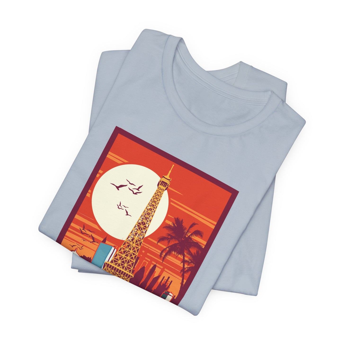 Retro Poster Paris Graphic Design Tee, Paris Shirt, Vintage Tees, Art Design T-Shirt, Graphic Tee, Retro Art Shirts