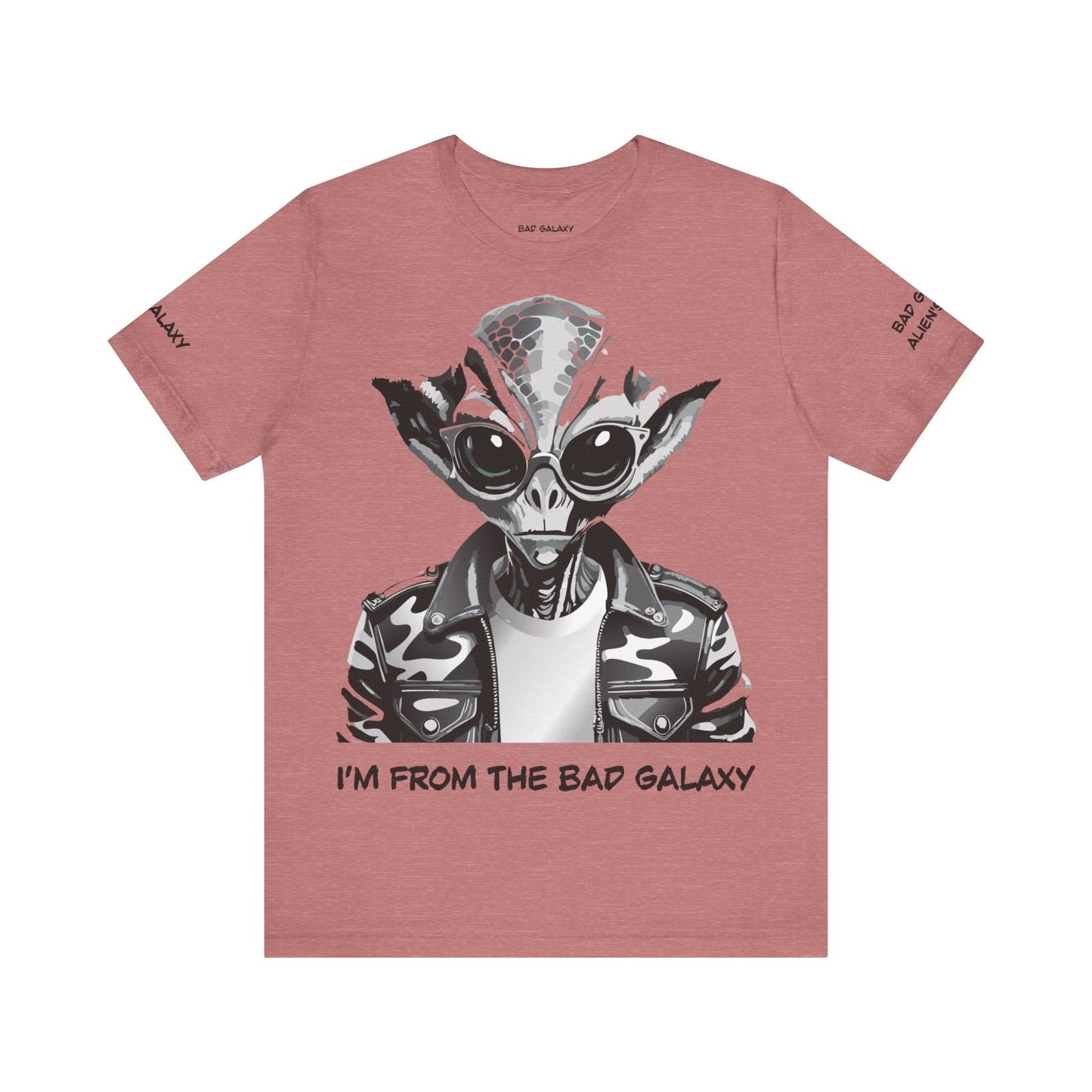 Alien Tee Shirt From Bad Galaxy Made To Order 100 Percent Cotton Eco Friendly Inks