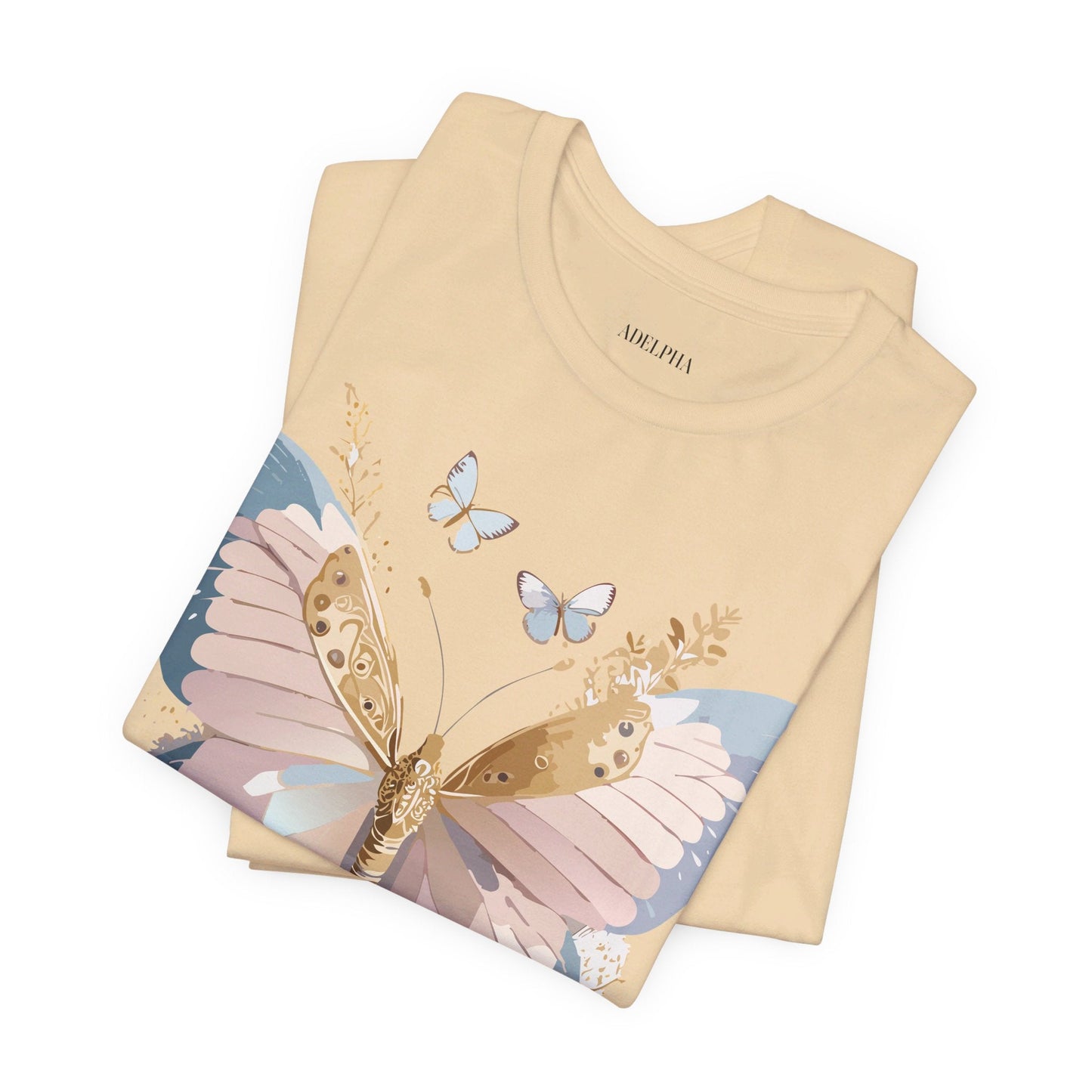 Adelpha Vintage Inspired Butterfly Graphic Tee Unisex Short Sleeve