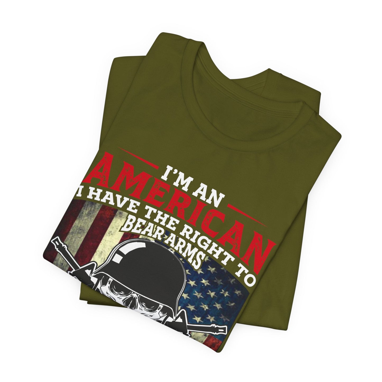 Army Veteran Patriotic Graphic Design Unisex Cotton T-Shirt v29