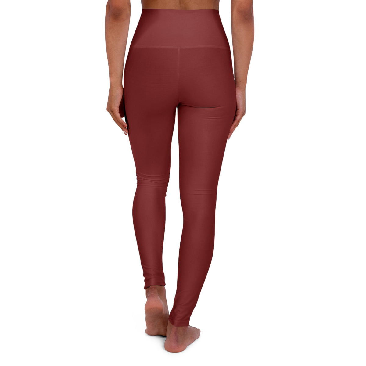 Crushed Berry Color High-Waist Yoga Leggings Women's Seamless Poly-Span Stretchy Pants XS-2XL