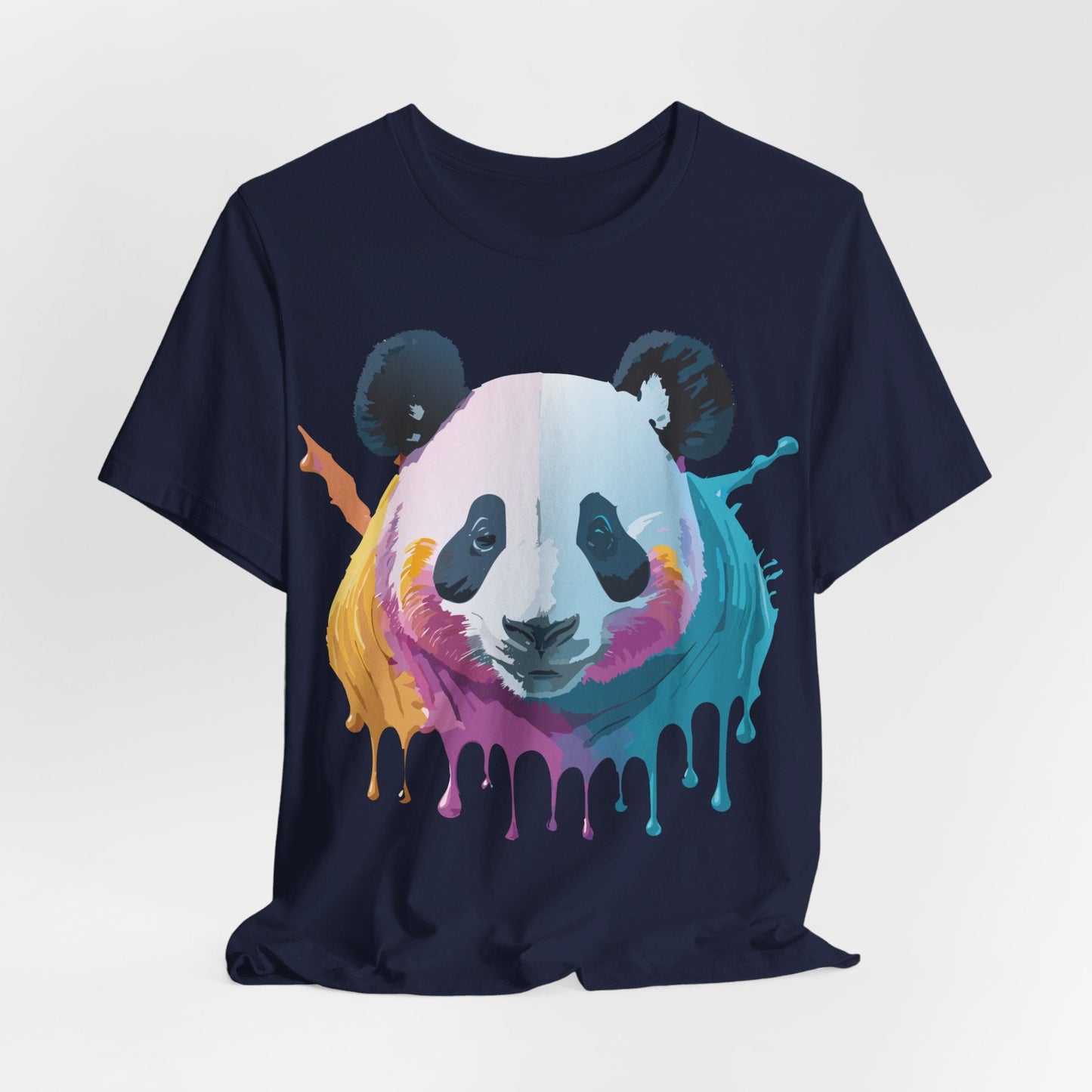 Adelpha Panda Graphic Tee Unisex Vintage Inspired Art Design Short Sleeve Shirt Edition