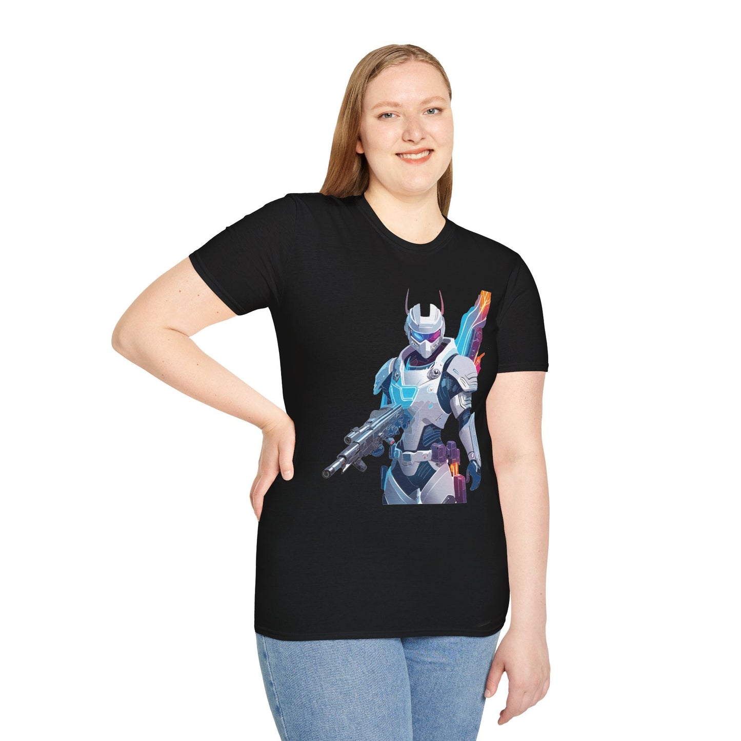 Robocop T Shirt Unisex Softstyle 64000 Graphic Tee 100 Percent Ring Spun Cotton Comfort