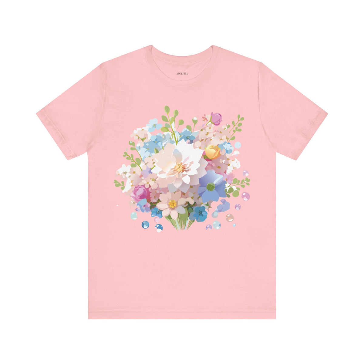 Floral Graphic Tee Shirt - Bella+Canvas Unisex 100 Cotton 13