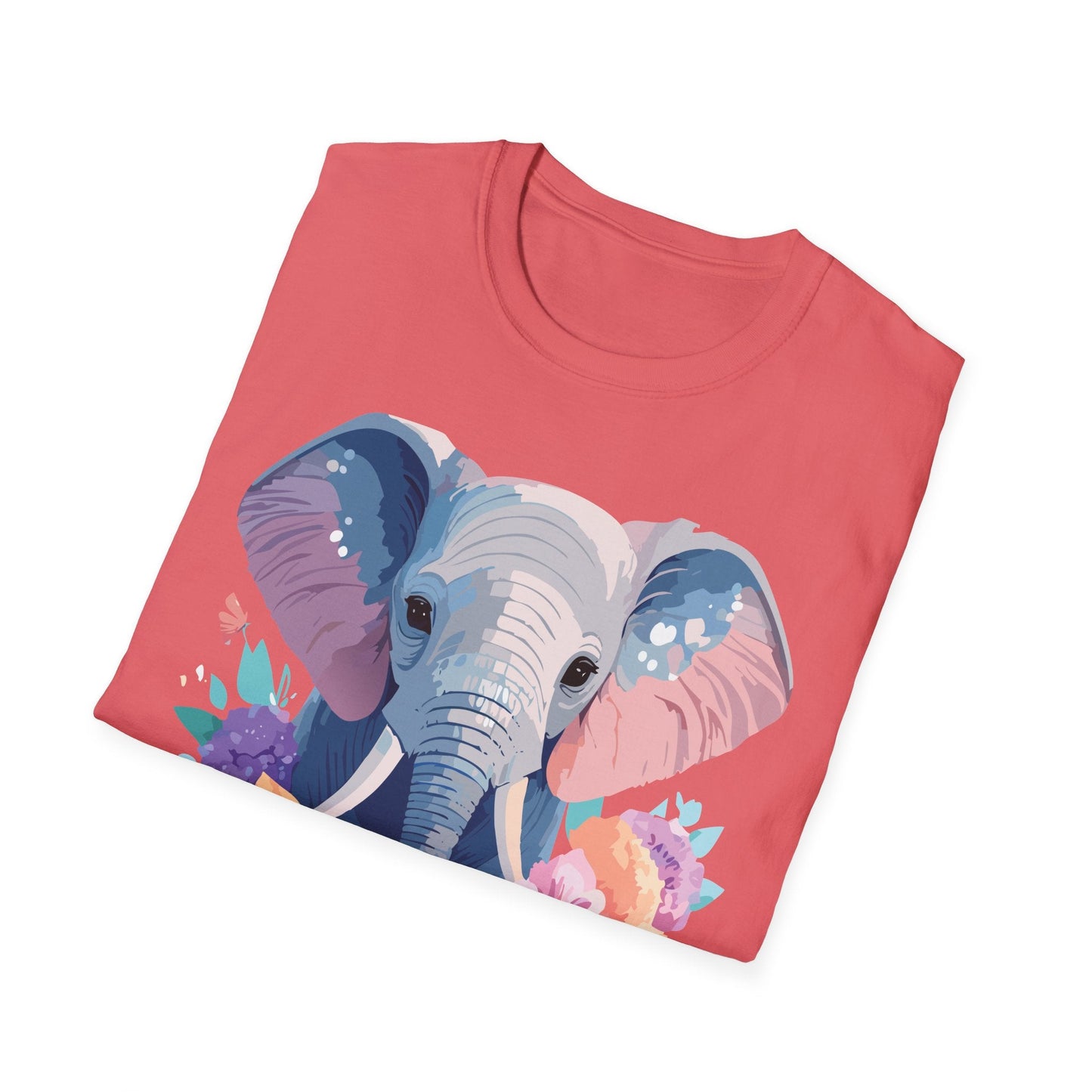 Elephant Graphic T Shirt Unisex Softstyle 64000 Cotton Animals T Shirt For Adults Premium