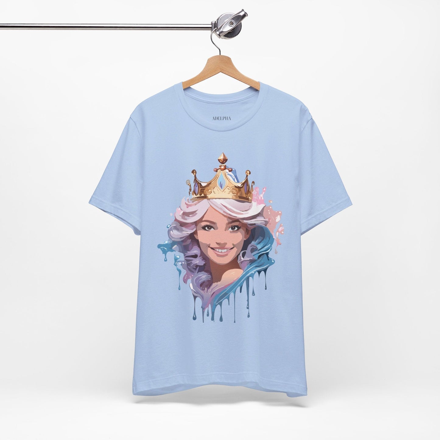 Queen Graphic Tee From Adelpha Vintage Inspired Art Design Unisex Jersey Short Sleeve