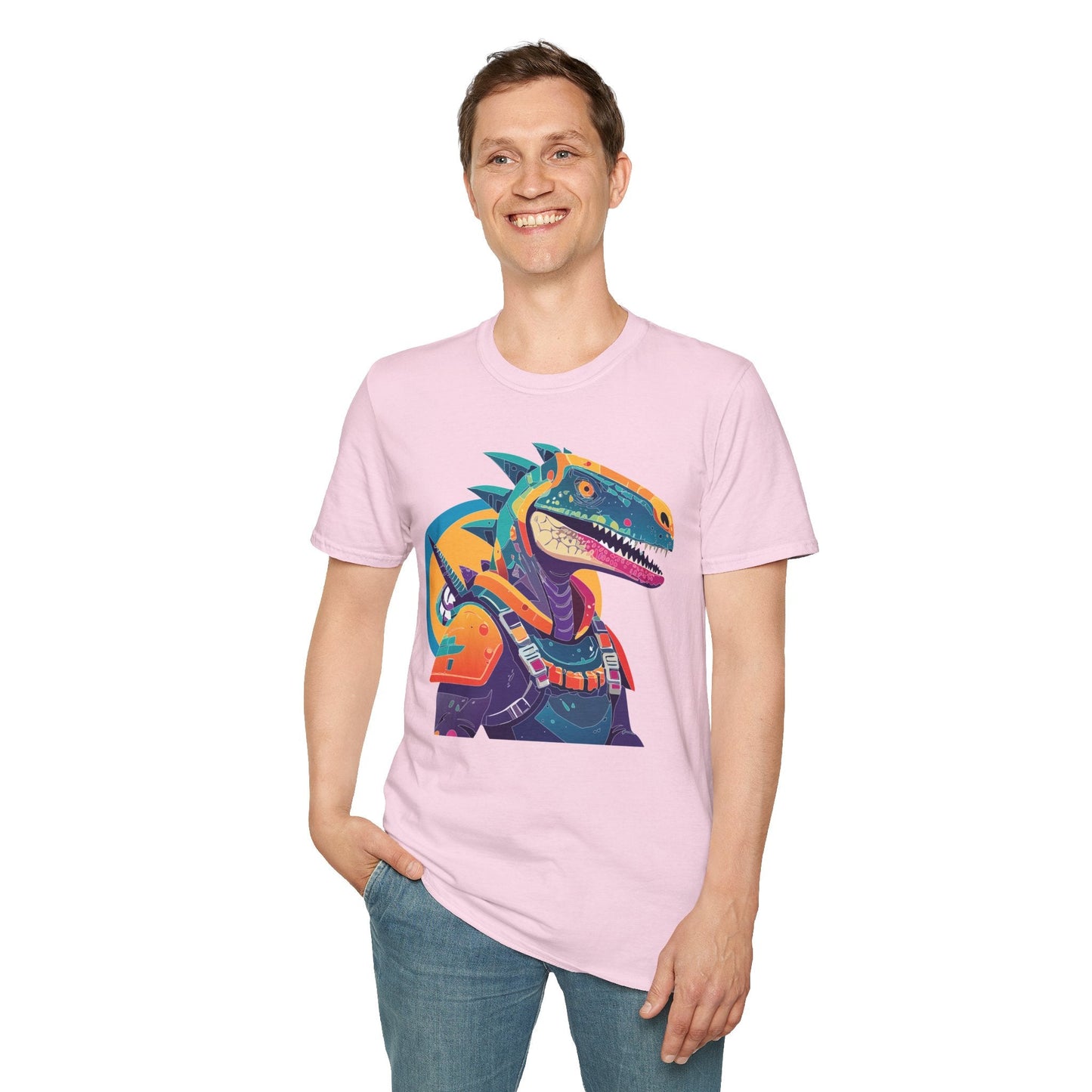 Alien Graphic Unisex Cotton Softstyle UFO Artwork Tee 6
