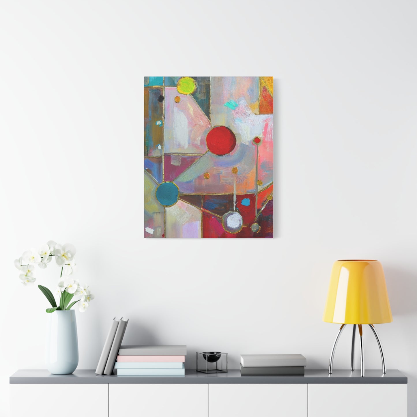 Abstract Oil Painting Print Canvas 20x24,20x30,24x30 24x32,24x36,30x40 32x48,36x48,40x60 Pine-Wood Inner Frame ABS-175