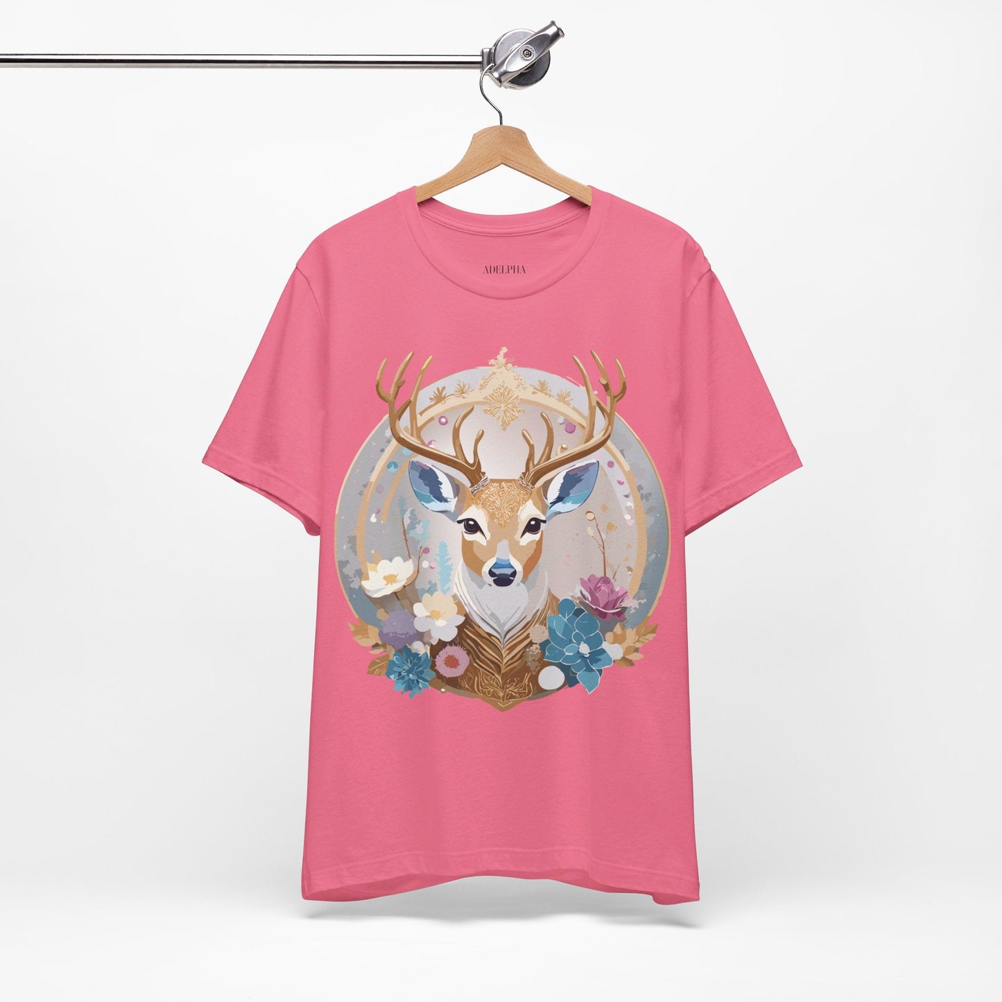 Medallion Graphic Unisex 100 Cotton Vintage Animal Medal Artwork Tee 72