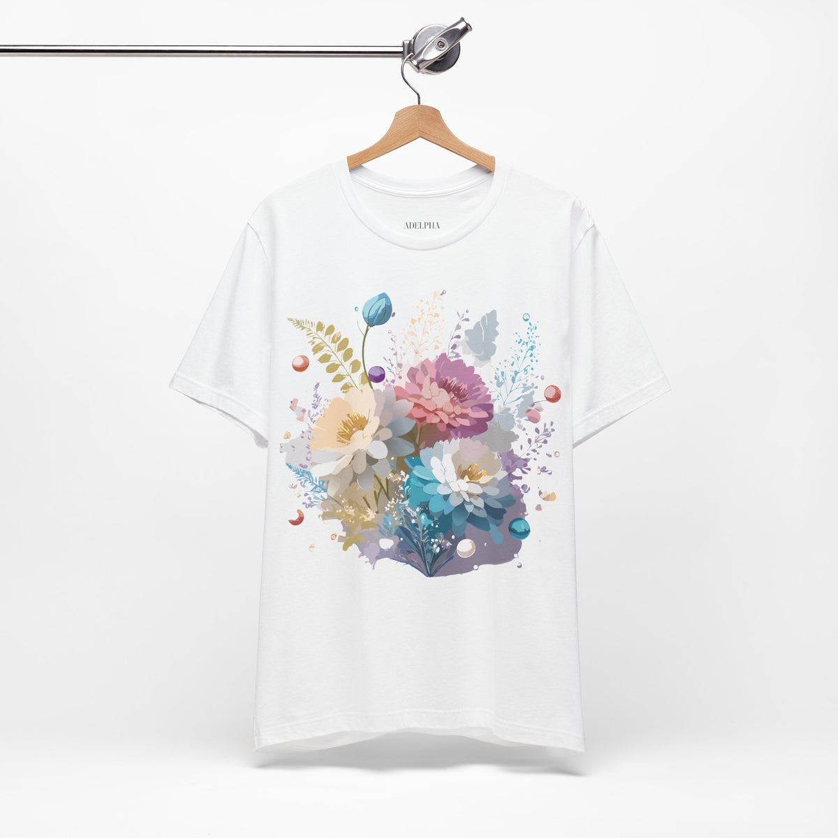 Floral Graphic Tee Shirt - Bella+Canvas Unisex 100 Cotton 8