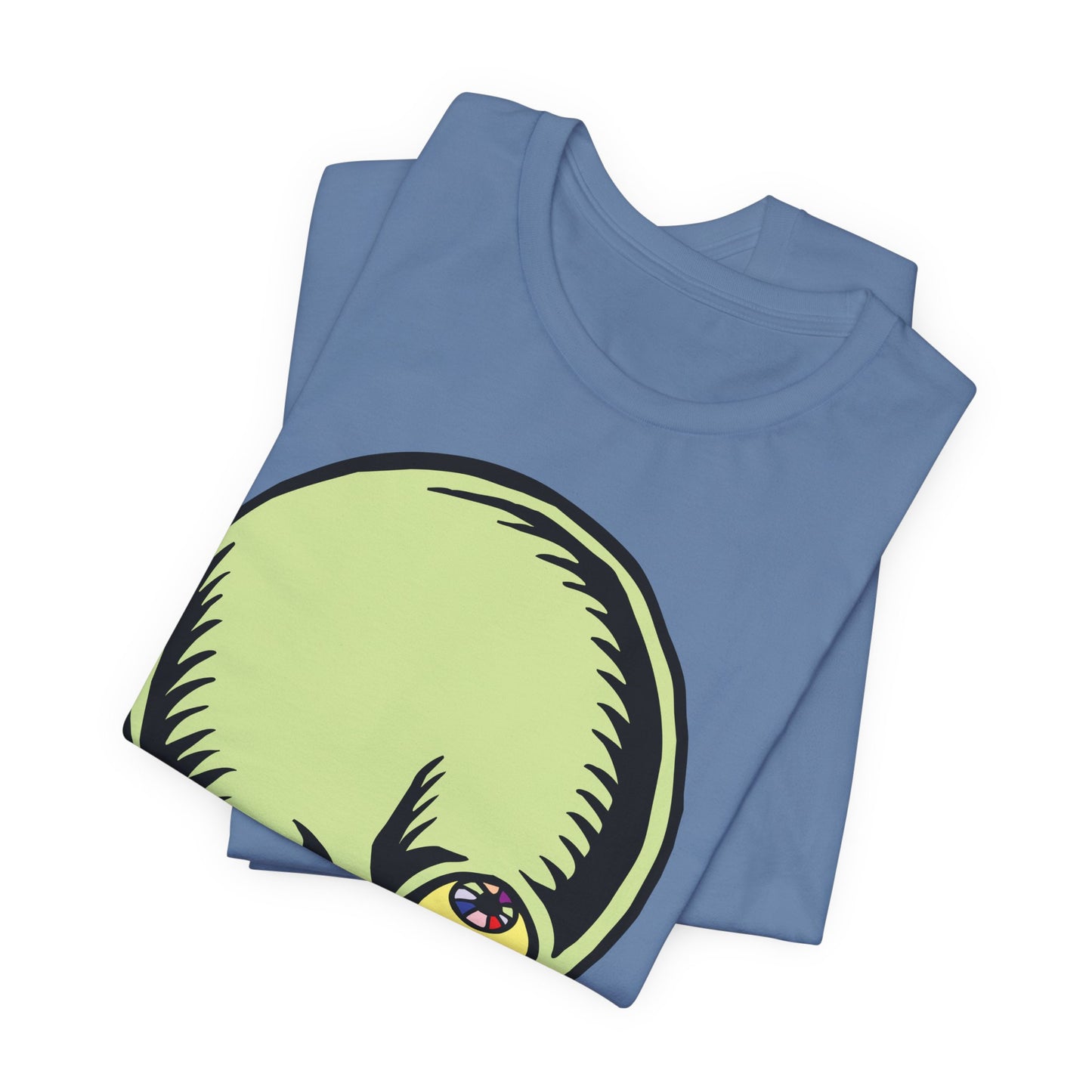 Lt Green Skull Graphic Design Tee, Skull Shirt, Vintage Tees, Art Design T-Shirt, Vintage Graphic Tee, Art Shirts with Skulls