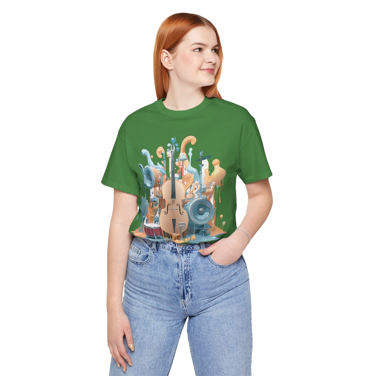 Adelpha Music Graphic T Shirt Unisex Jersey Short Sleeve Vintage Inspired Art Tee