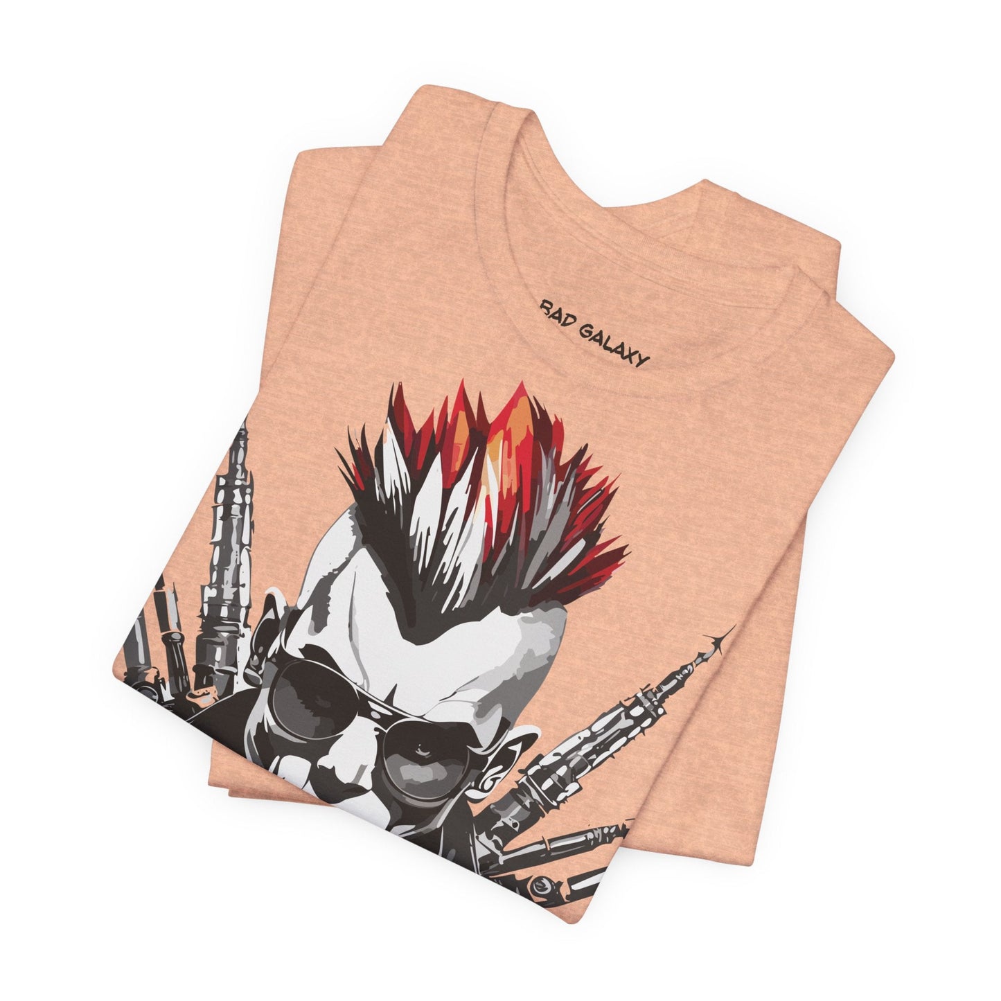 Punk Rock Tee Shirt Made To Order 100 Percent Cotton Lightweight Printed In USA Free Shipping