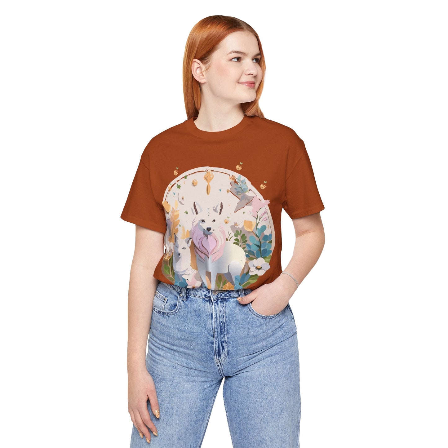 Adelpha Graphic Tee Unisex Short Sleeve Shirt With Vintage Art Design For Everyday Wear