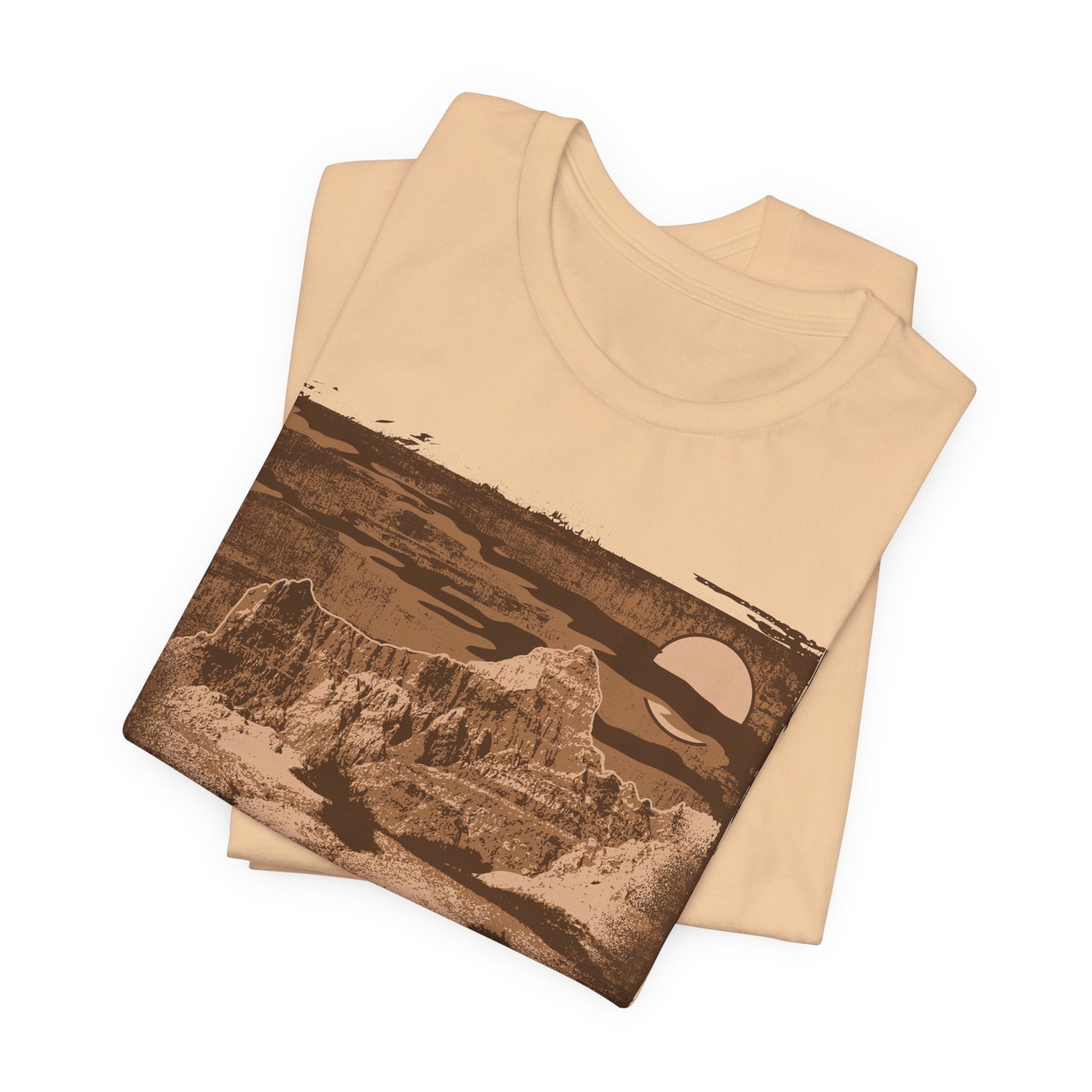 Badlands Retro Poster Graphic Design Tee, Badlands Shirt, Vintage Tees, Art Design T-Shirt, Graphic Tee, Retro Art Shirts