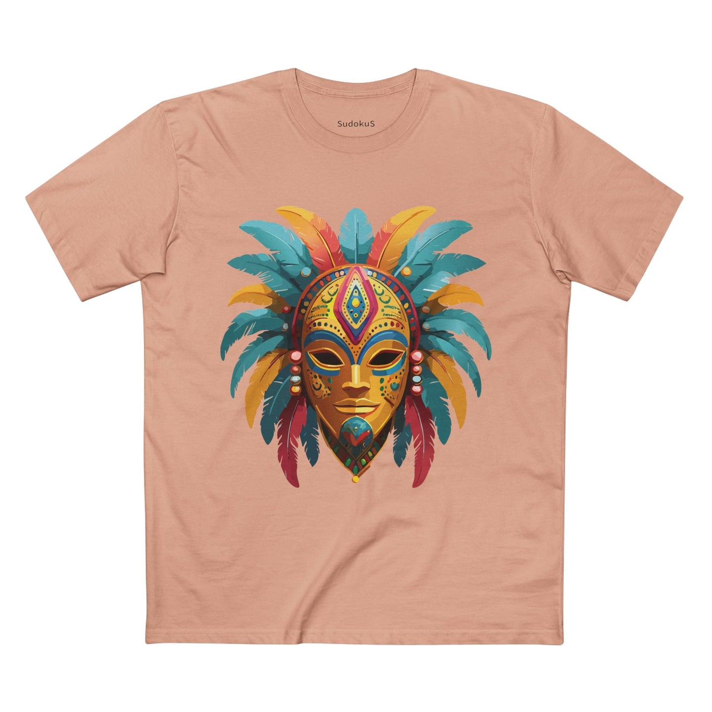 Mask Graphic Unisex 100 Cotton Staple Tee 33