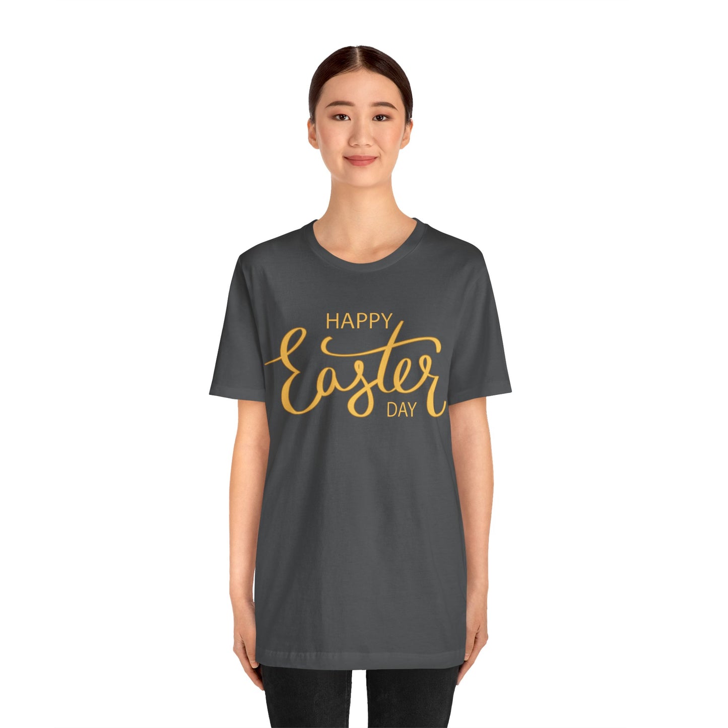 Unisex Cotton Tee Shirt with Easter Prints