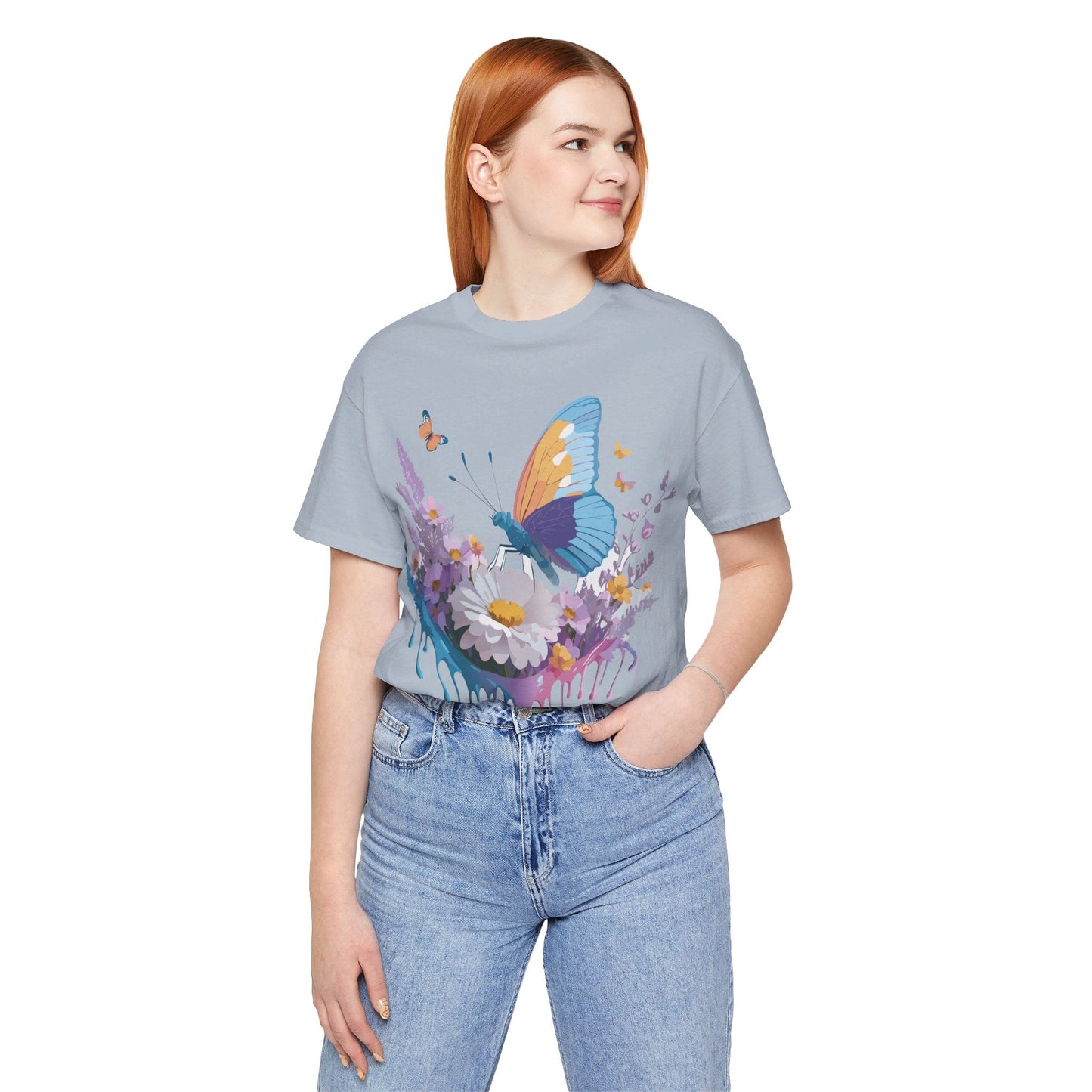 Butterfly Graphic Tee From Adelpha Art Design Unisex Jersey Short Sleeve Shirt