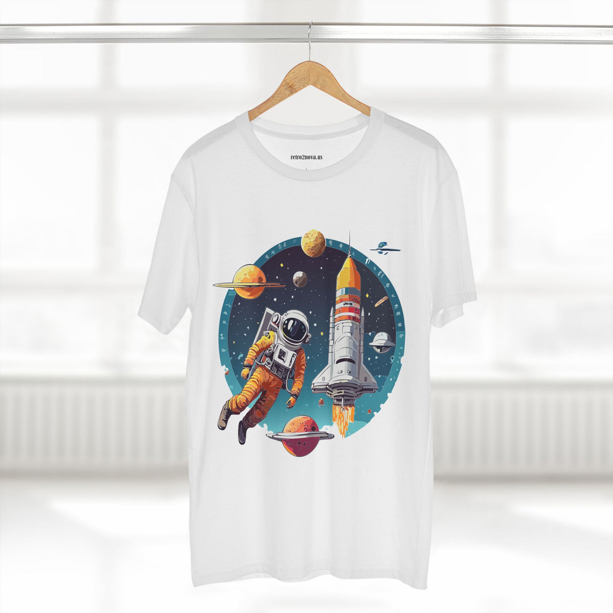 Cosmos Astronaut Graphic Tee Staple Unisex 100 Cotton Tee Shirt - CS-29