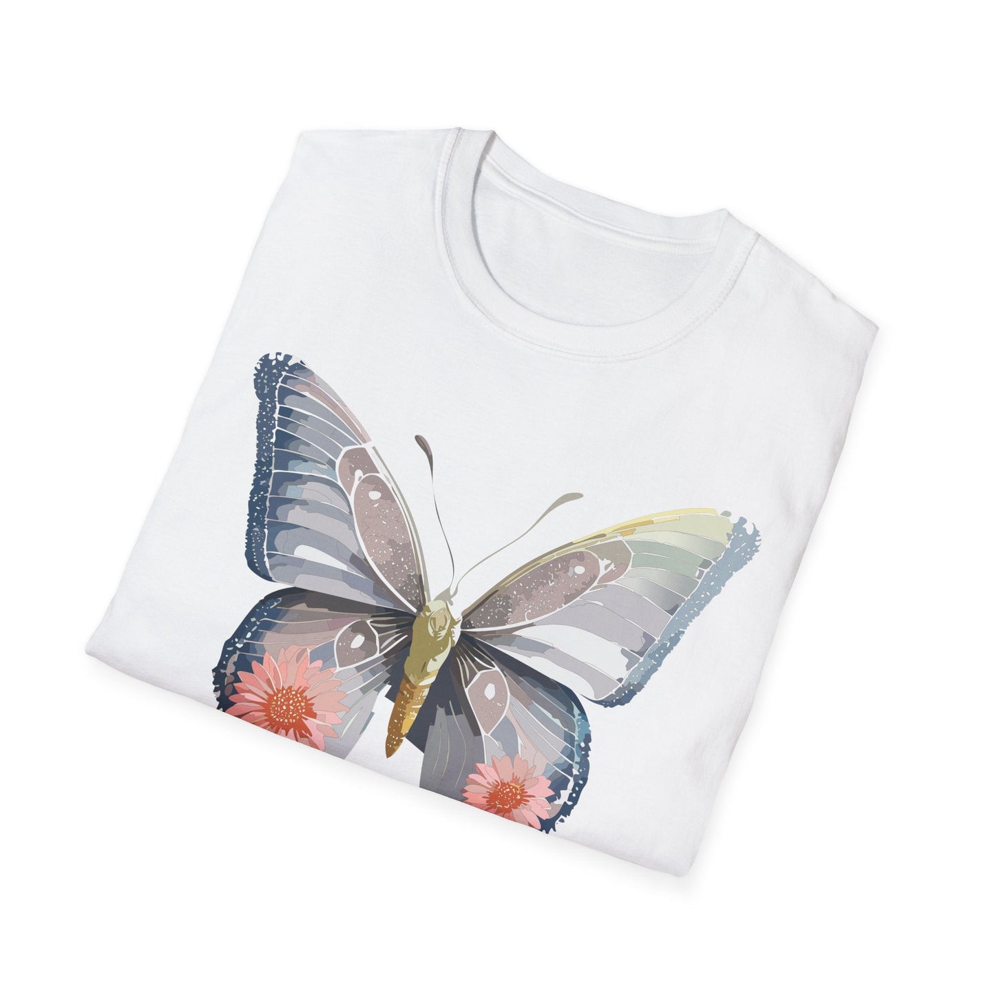 Butterfly Shirt Unisex T Shirt 100 Percent Ring Spun Cotton Softstyle Tee Monarch