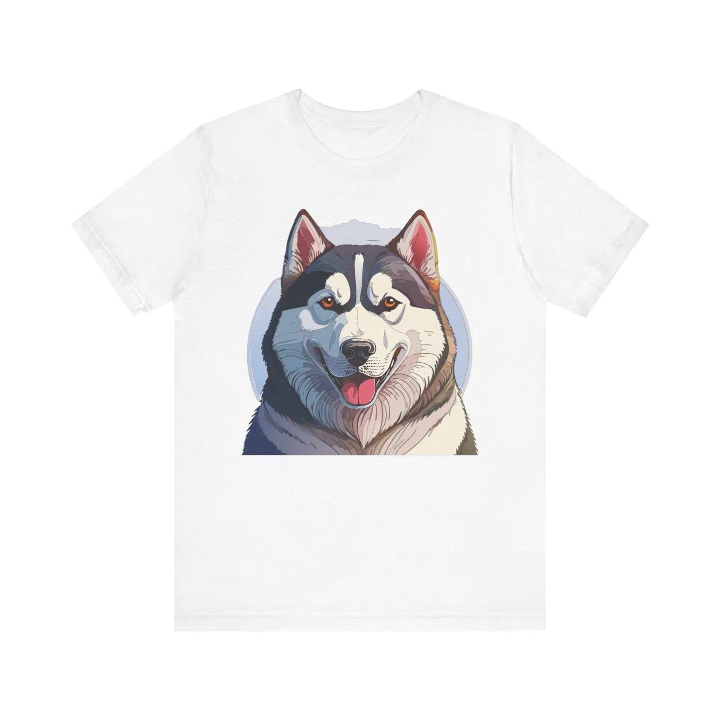 Unisex Animal Shirt Art Design Tee With Wild Animals Graphic Print Short Sleeve Style