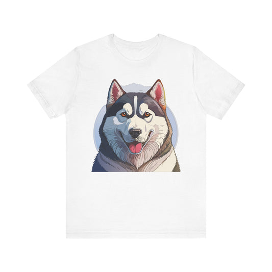 Unisex Animal Shirt Art Design Tee With Wild Animals Graphic Print Short Sleeve Style