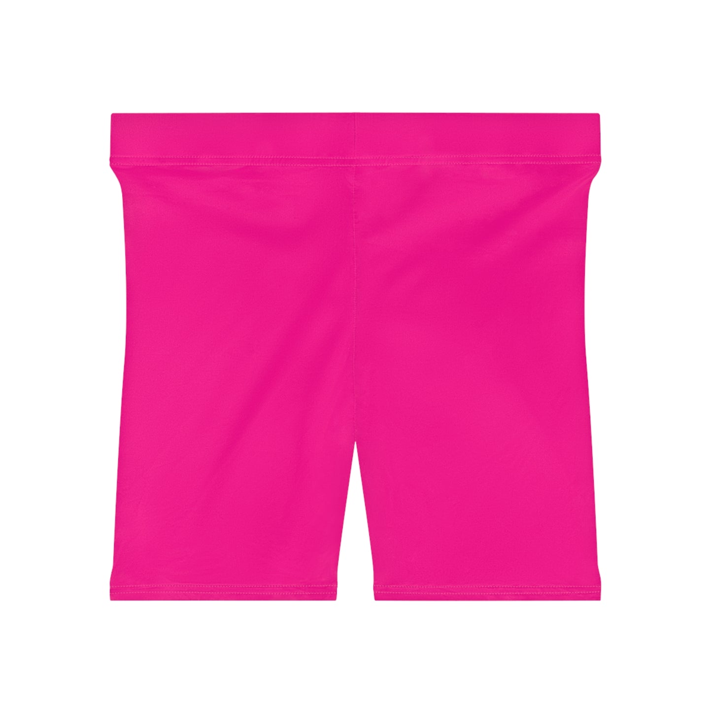 Barbie Pink Biker Shorts Women's Brushed Faux Suede Poly-Spandex Athletic Short XS-2XL