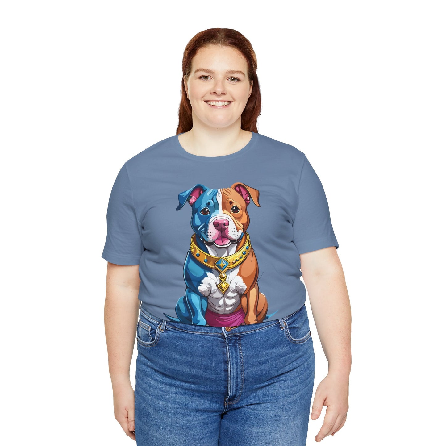Unisex Animal Shirt Art Design Tee With Wild Animals Print Short Sleeve Jersey Tee