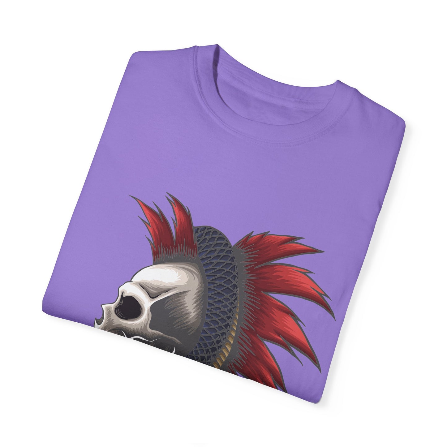 Unisex Cotton Tee Shirt with Skull