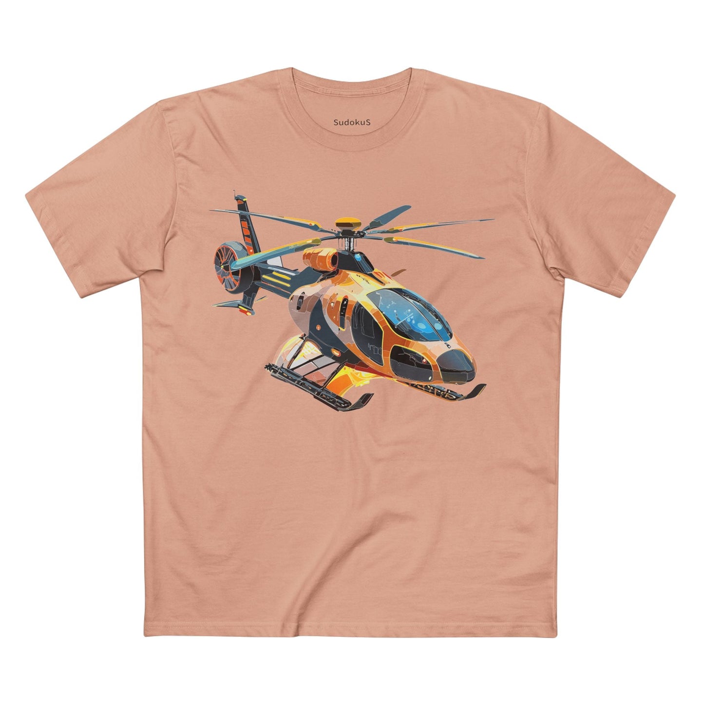 Chopper Graphic Unisex 100 Cotton Staple Tee 6
