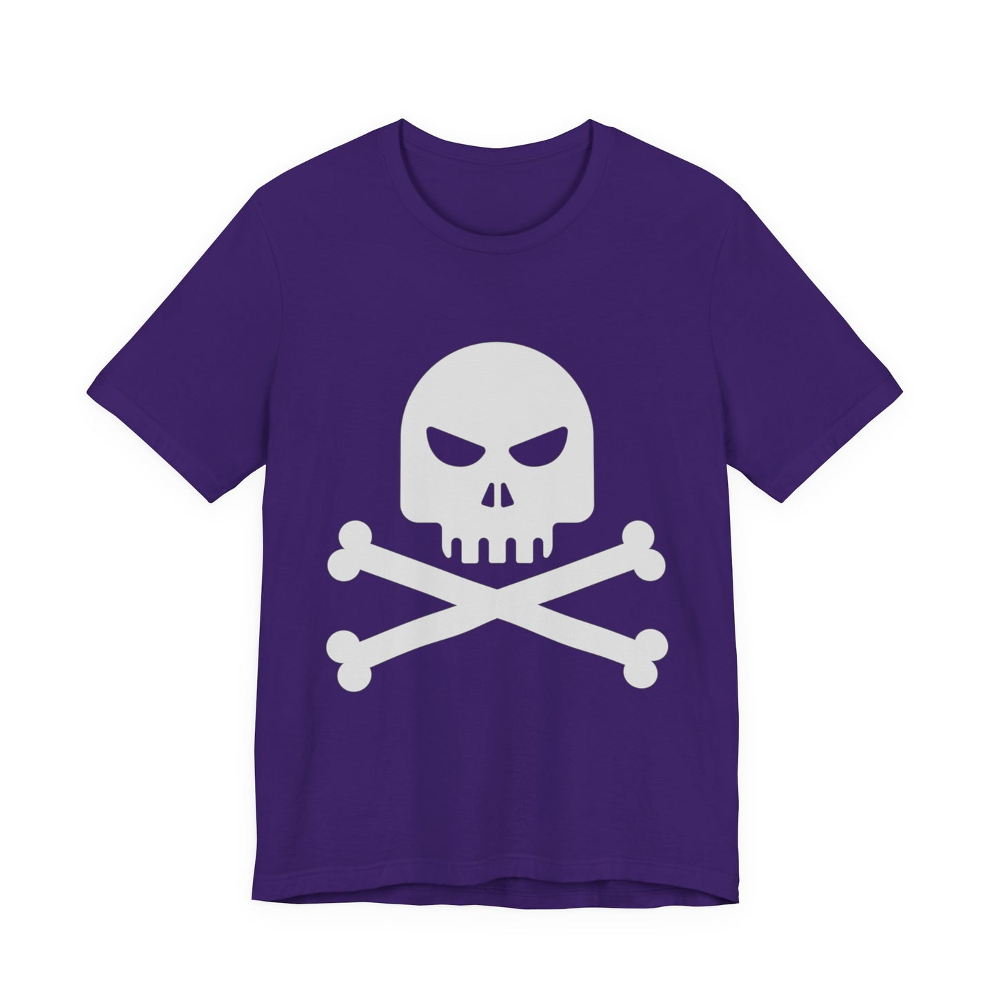 Camiseta unisex de algodón con calavera