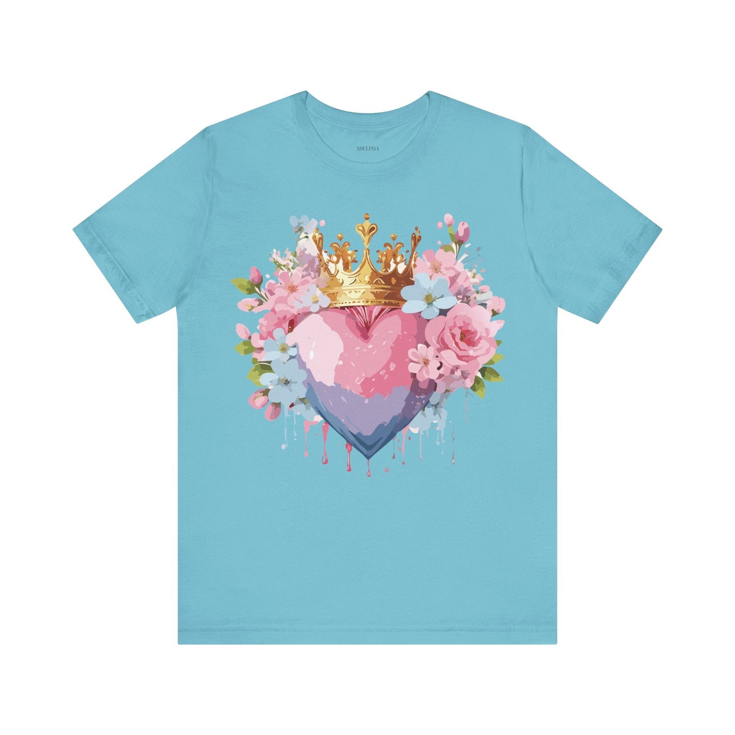 Valentine Graphic Tee Unisex Jersey Short Sleeve Adelpha Vintage Inspired Artwork