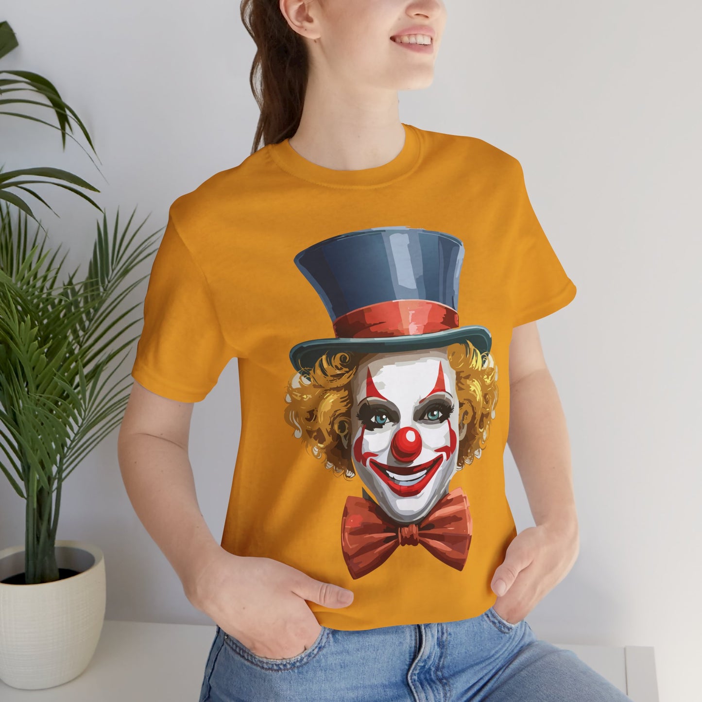 Clown Shirt, Funny Shirt, T-Shirt with Clown, Funny Art Design Tee, Circus Tees, Circus T-Shirt, Unisex Humor Wear 11