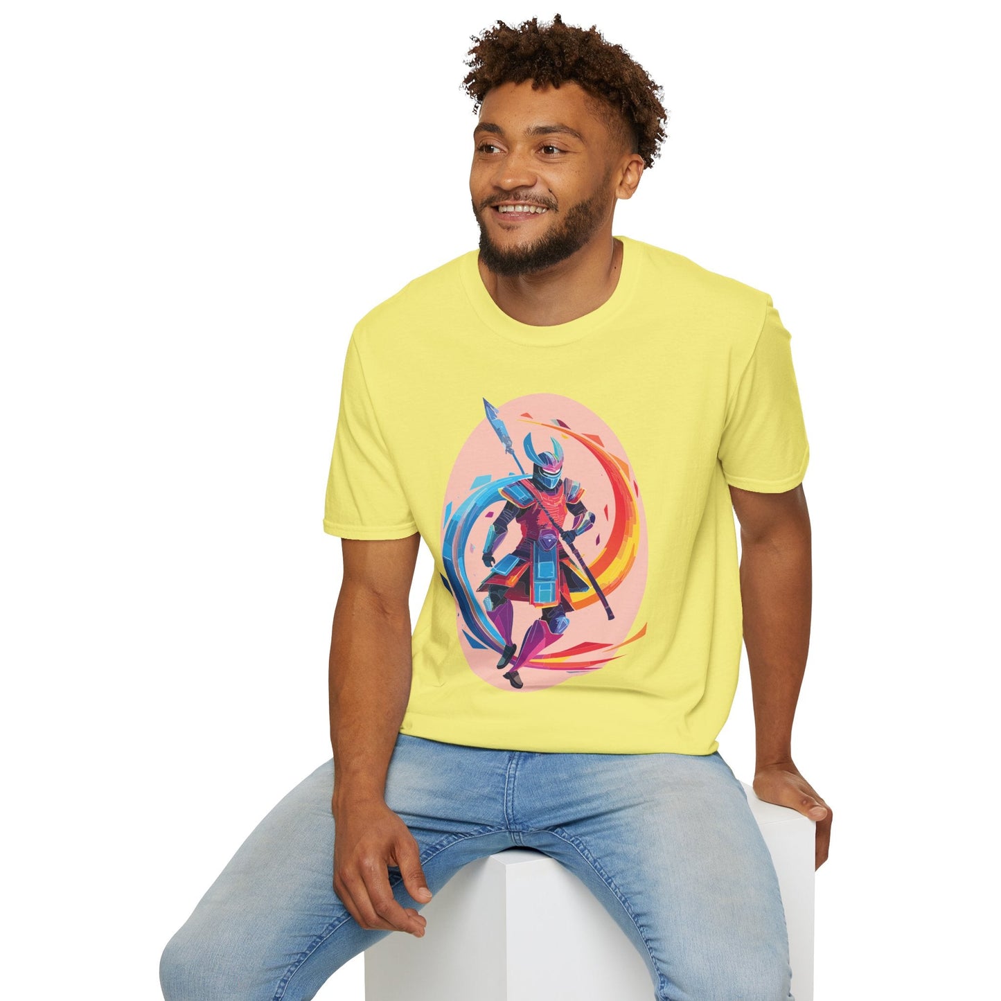 Samurai Shirt Unisex Softstyle T Shirt 64000 Cotton Breathable Everyday Comfort Fit