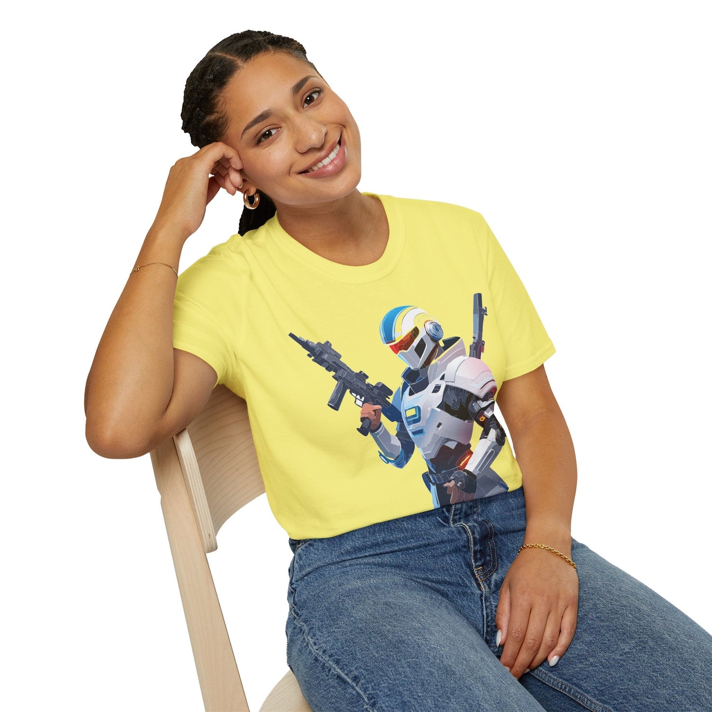 Robocop Graphic Unisex Cotton With Cyber Man Artwork Tee 2