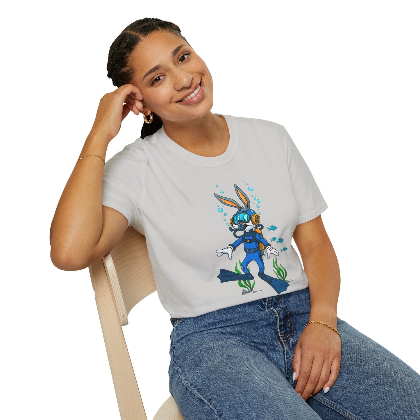 Bugs Bunny Shirt Unisex T Shirt Cartoon Tee Animation Design Softstyle Graphic Cotton