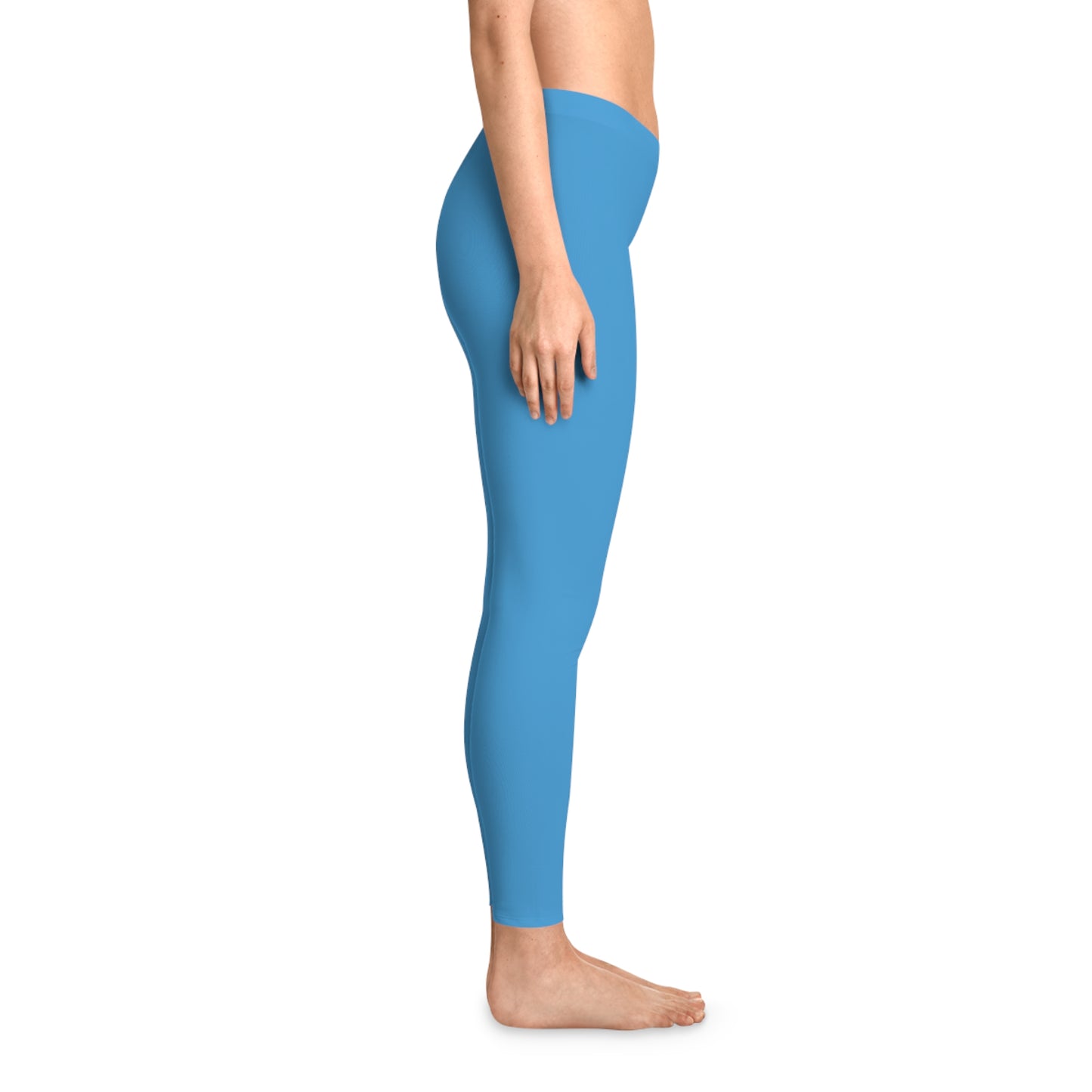 Blue Color Leggings, Blue Leggings 10