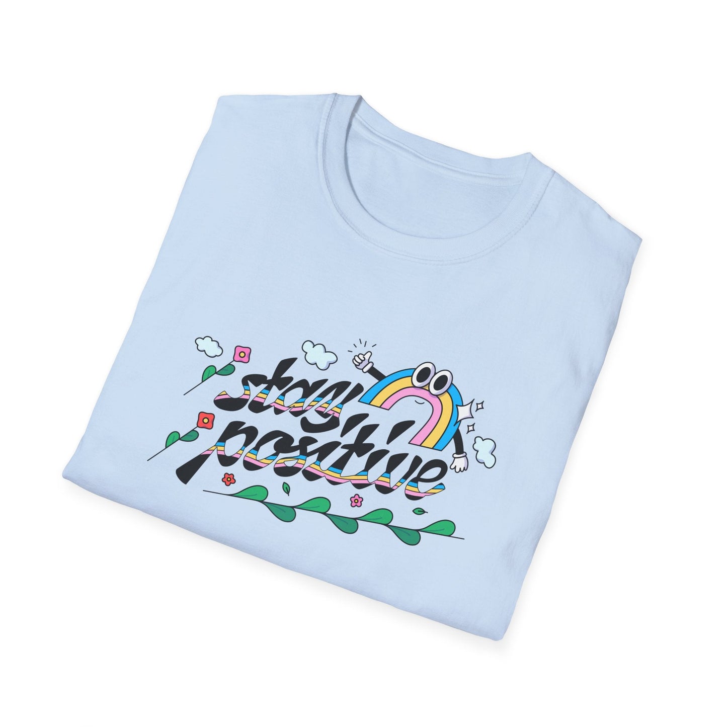 Positive Slogan T Shirts Unisex Softstyle Tee With Positive Words And Good Quotes Gildan 64000