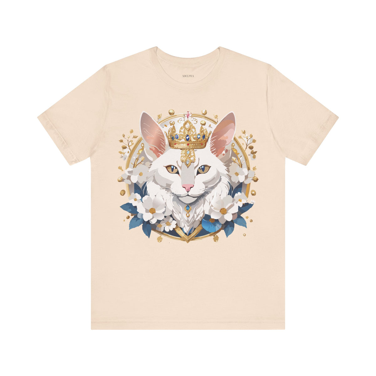 Medallion Graphic Unisex Cotton Bella+Canvas Tee with Art Design d35
