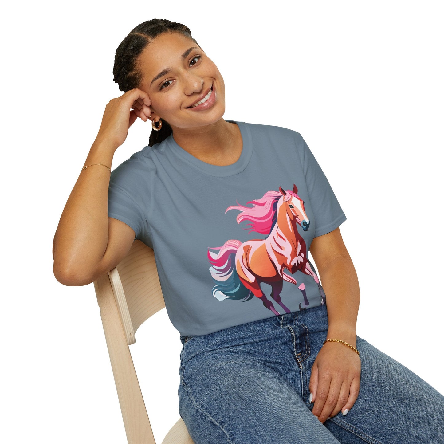 Horse Shirt Gildan Softstyle Tee Unisex 100 Percent Ring Spun Cotton