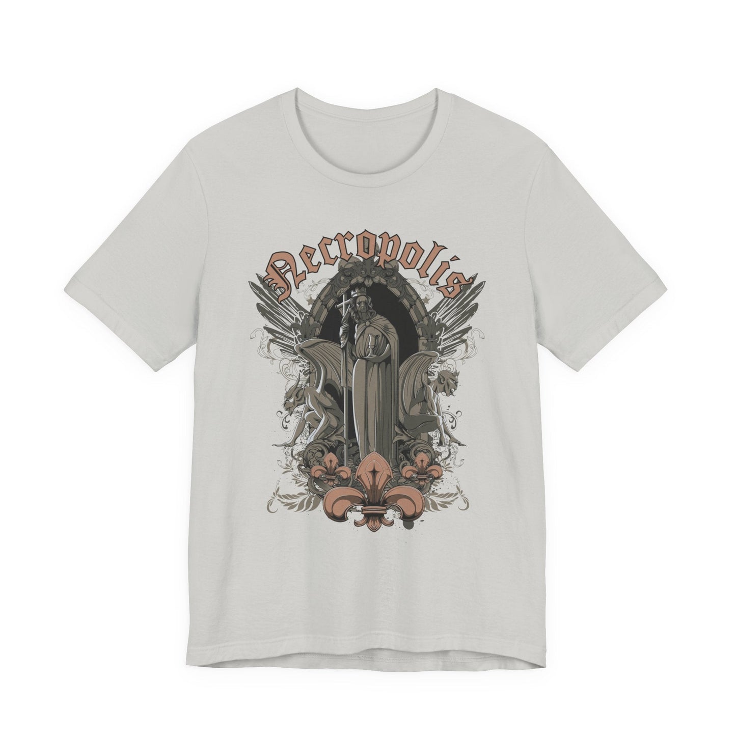 Gothic Skull Graphic Unisex Cotton T-Shirt r7