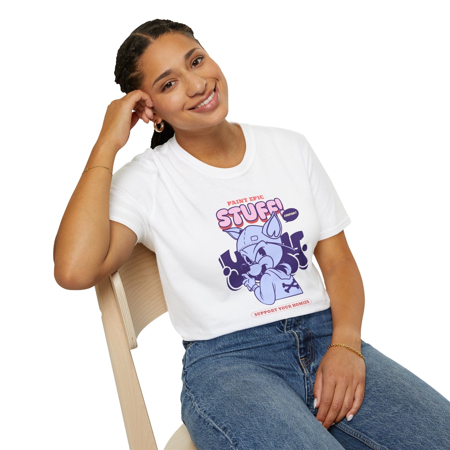 Funny Animals Shirts Unisex Graphic Tee Soft Cotton Gildan Softstyle 64000 Comfortable Everyday Wear