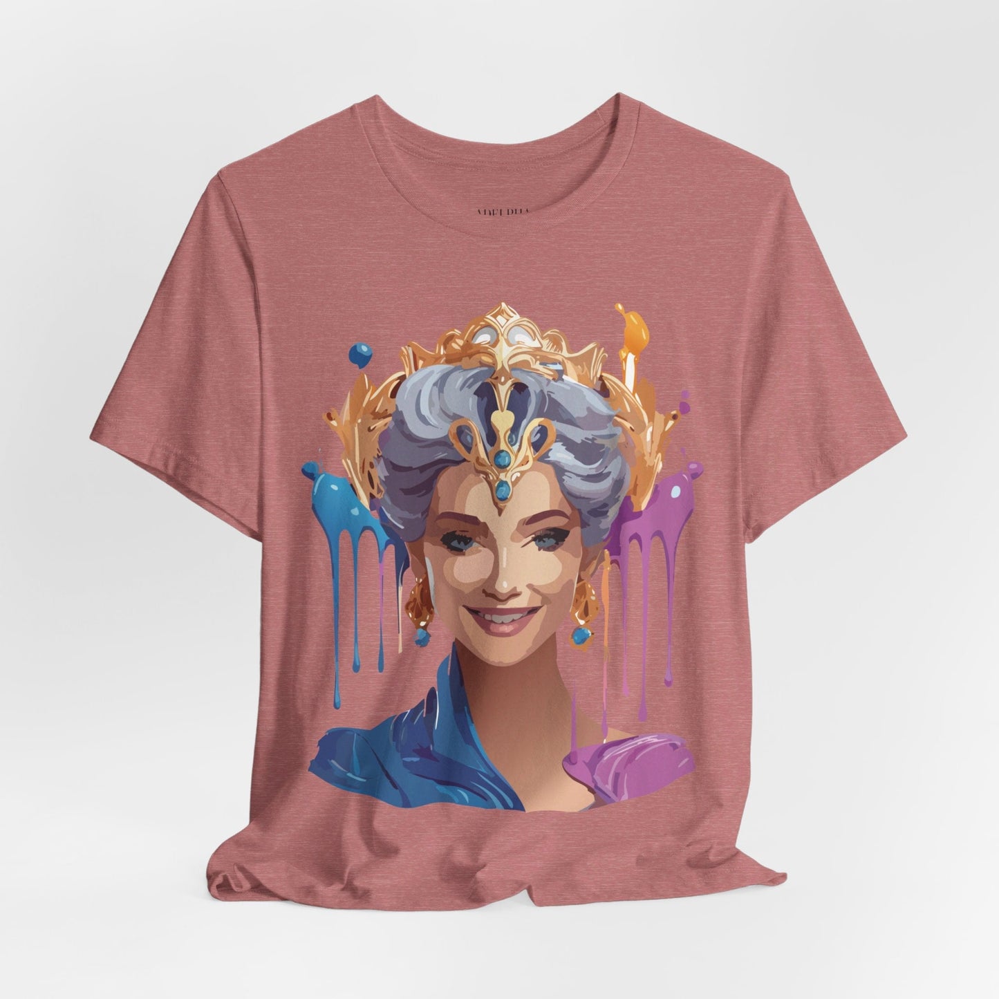 Queen Graphic Tee Unisex Jersey Short Sleeve Adelpha Art Design Vintage Inspired