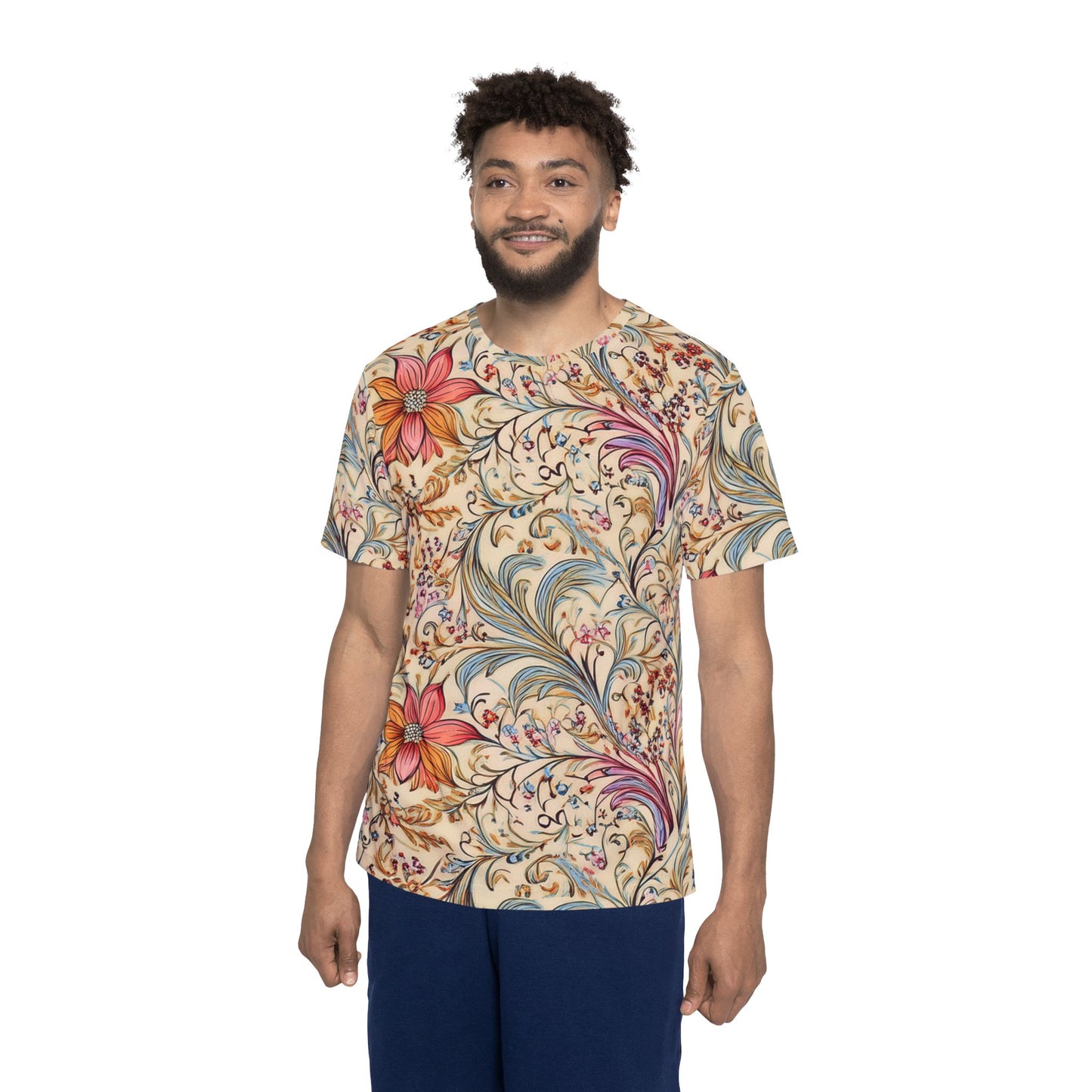 Unisex Floral Shirt, Floral Tee Shirt, Floral T-Shirt, T Shirt with Flowers 25