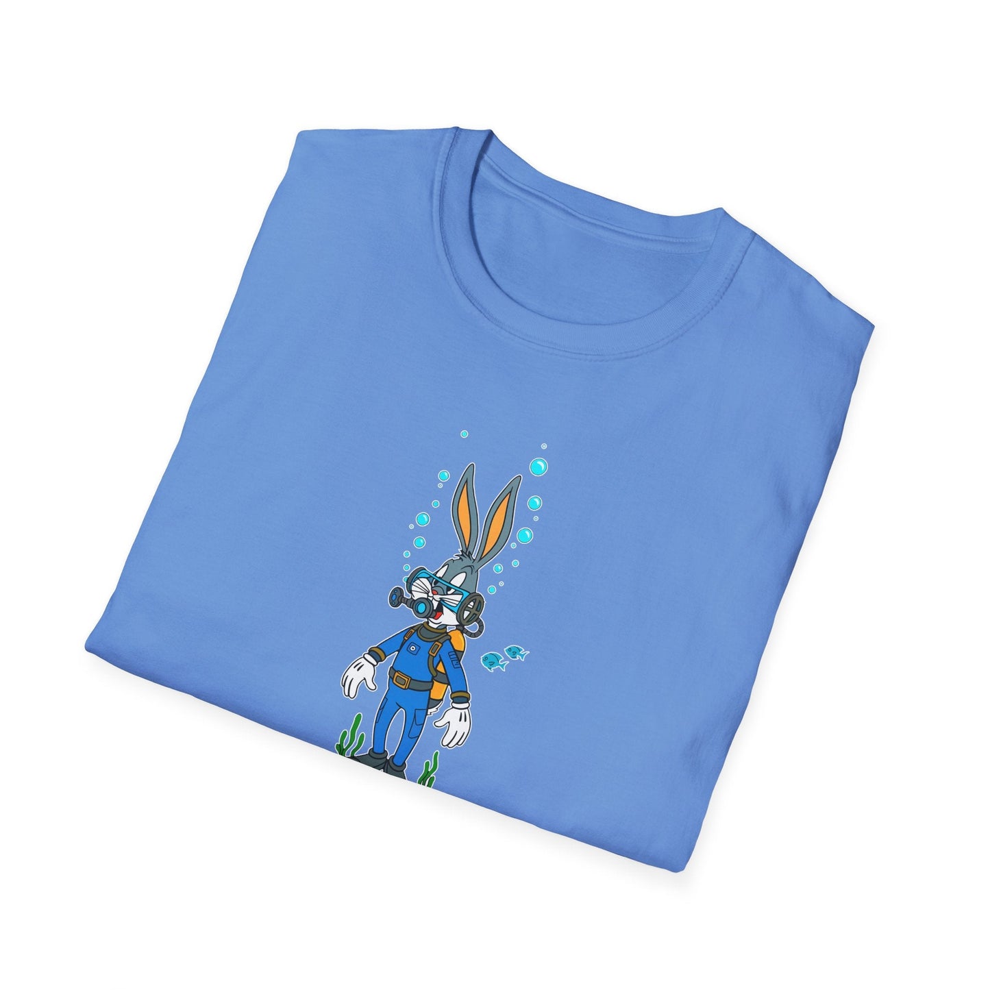 Bugs Bunny Animation Shirt Unisex T Shirt Cartoon Design Tee 100 Percent Cotton Gildan Softstyle
