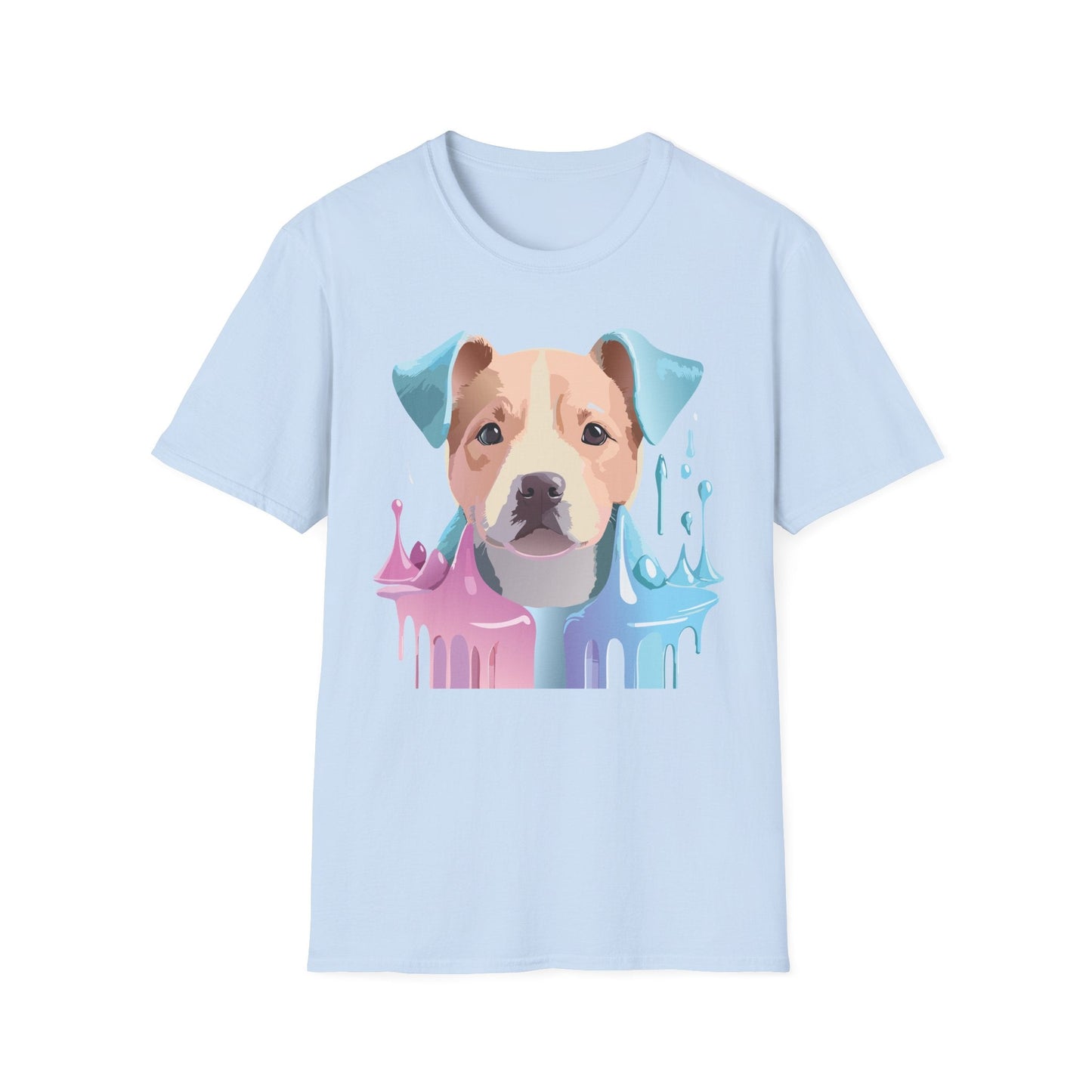 Dog Shirt Unisex Animal Tee Softstyle Gildan 64000 Cotton Tee