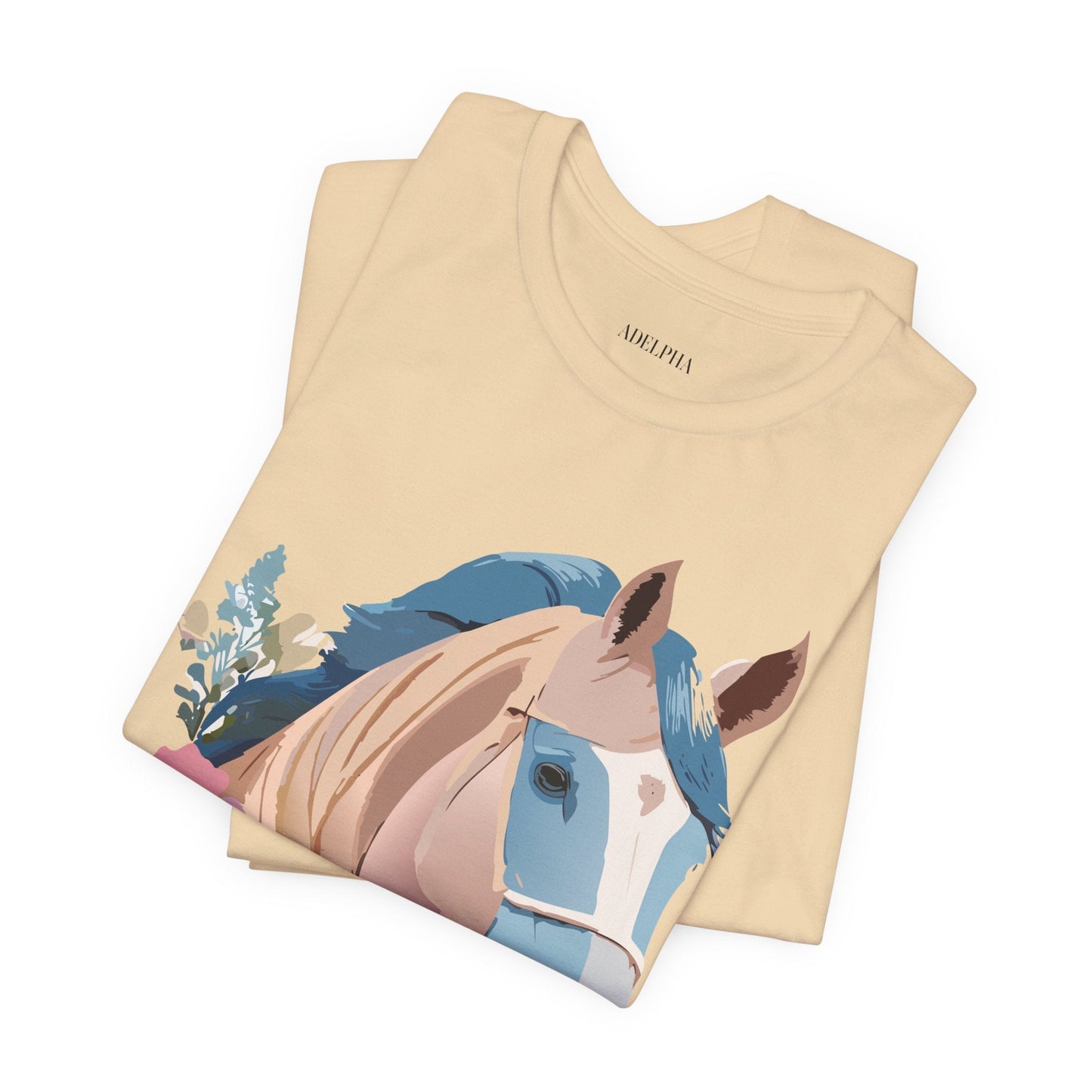 Horse Graphic Unisex 100 Cotton Vintage Animal Art T-Shirt 13