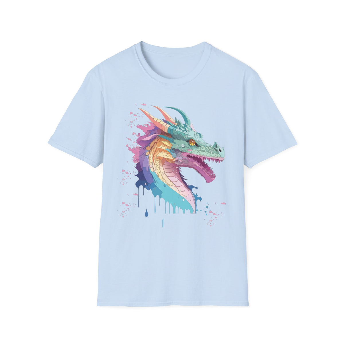 Dragon Graphic Tee Gildan Unisex 100 Cotton Tee Shirt with Animals Design h18