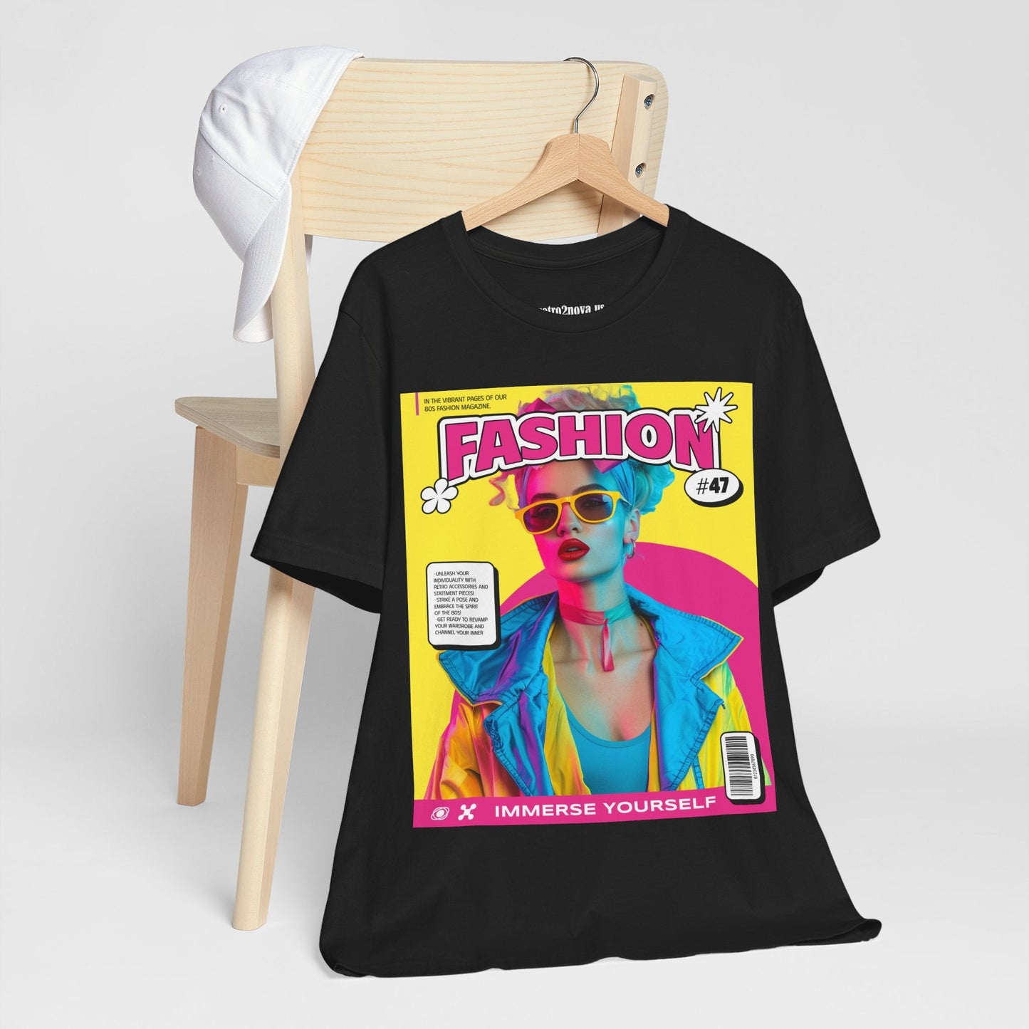 Magazine Cover Shirt Unisex Jersey Short Sleeve Tee Lightweight Breathable Fabric